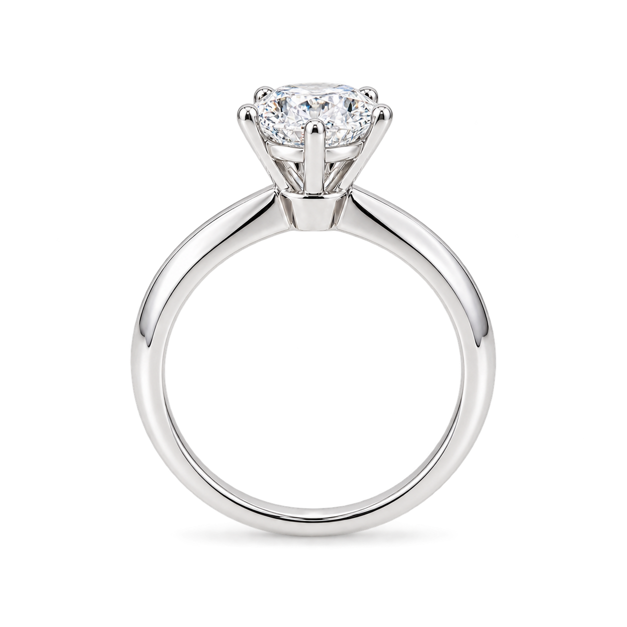 Classic Six-Prong Lab-Grown Diamond Ring