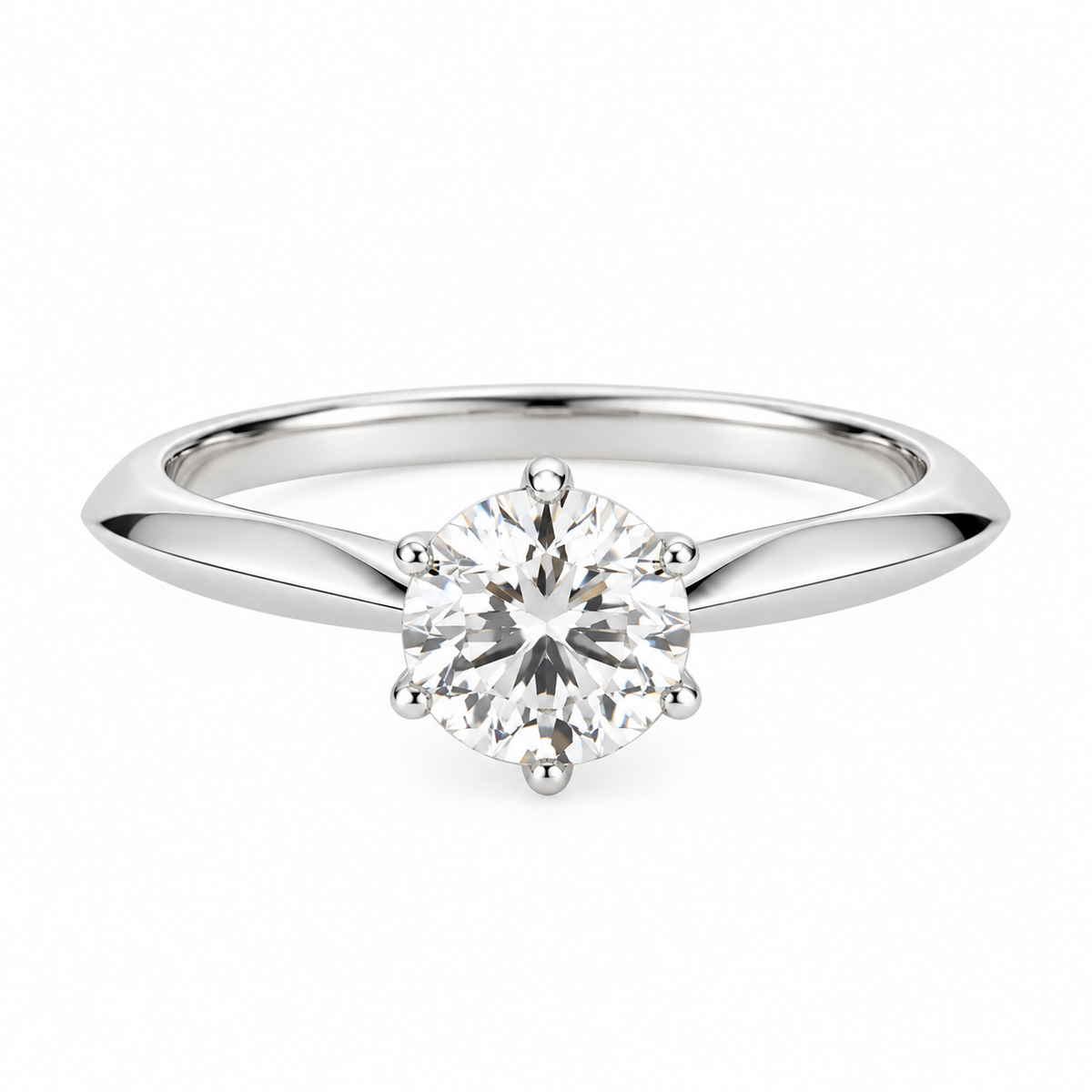 Classic Six-Prong Lab-Grown Diamond Ring