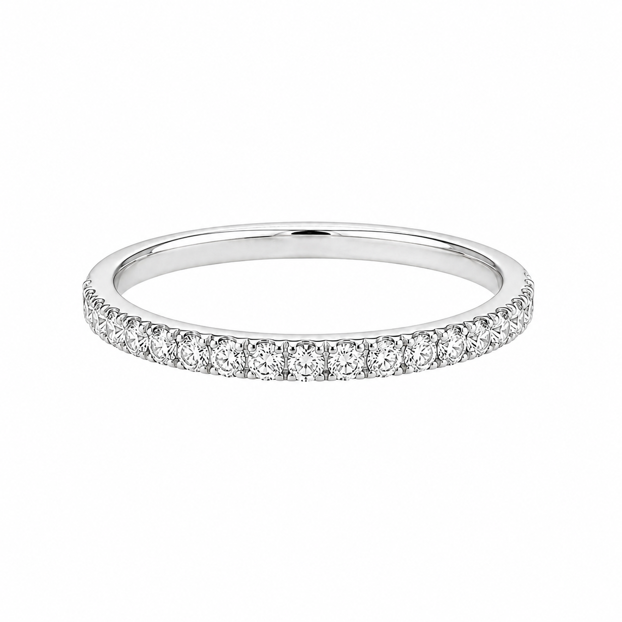 Classic Diamond Half Eternity Ring