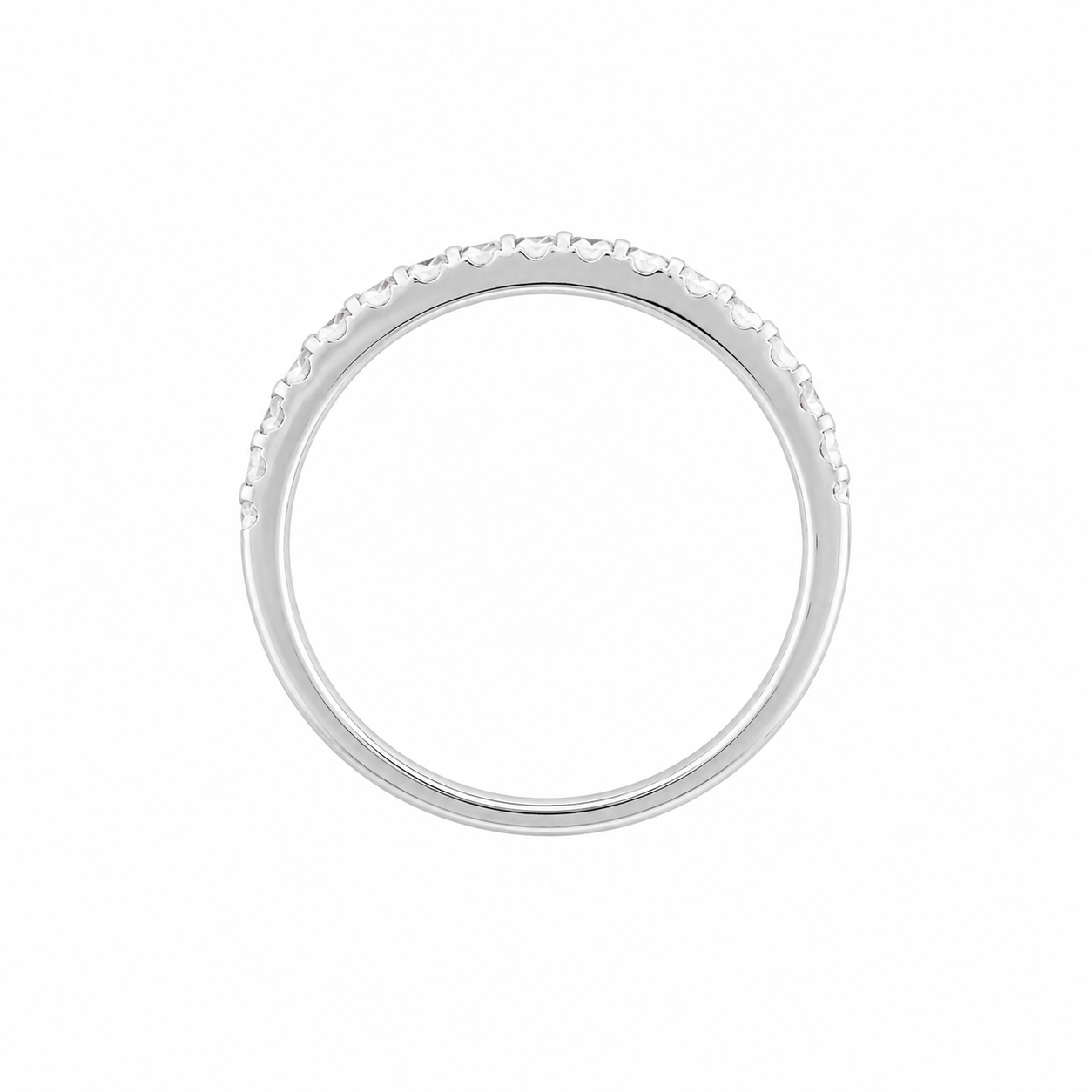 Classic Diamond Half Eternity Ring