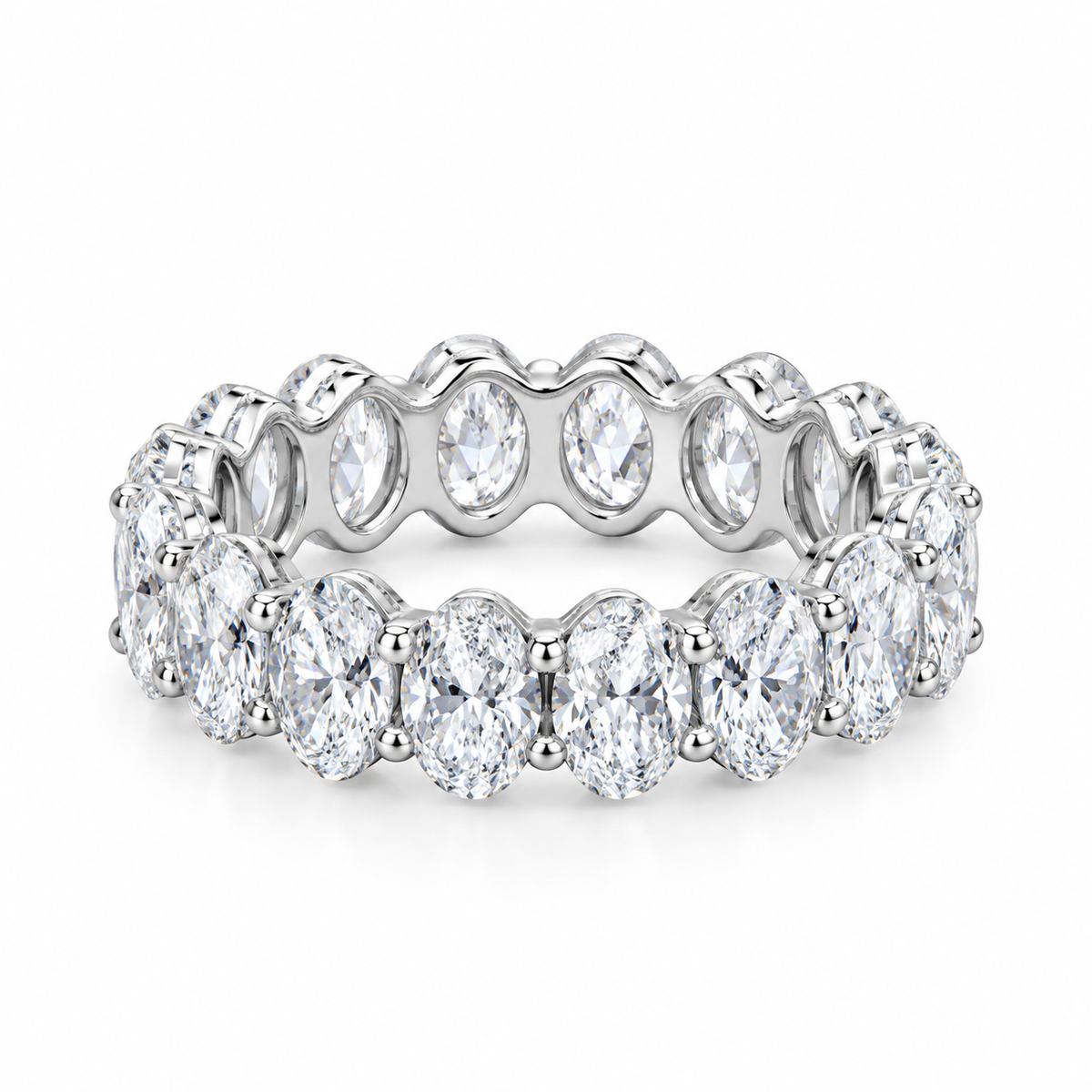 Oval Lab-Grown Diamond Eternity Band