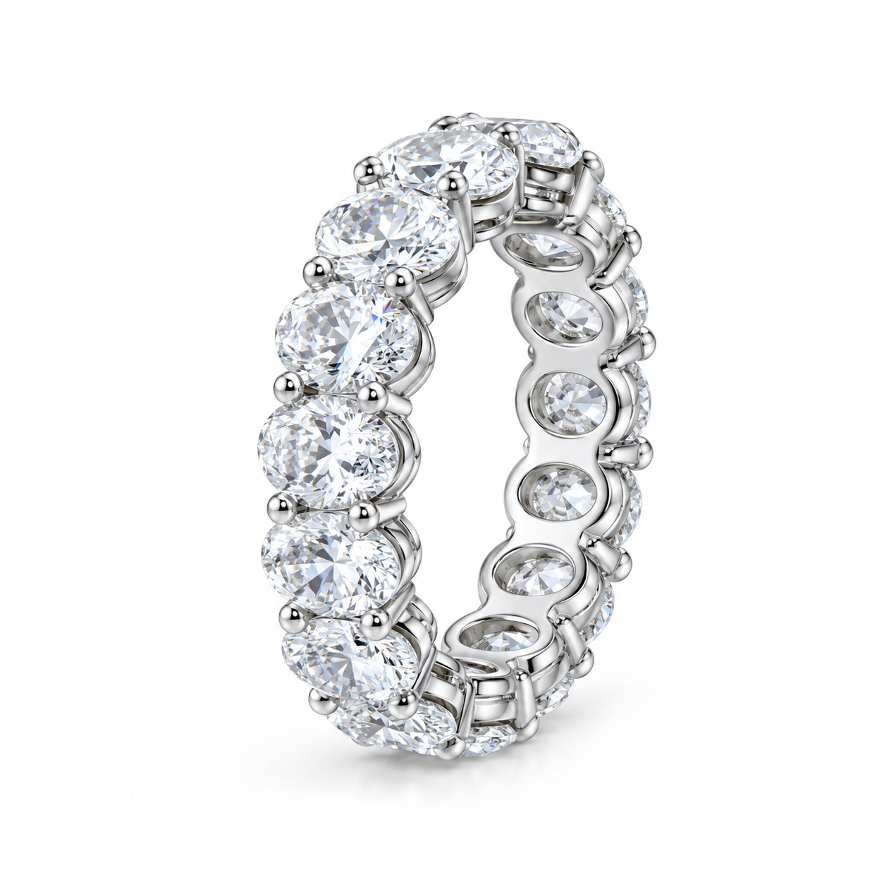 Oval Lab-Grown Diamond Eternity Band