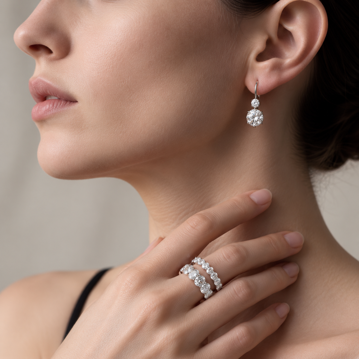 Oval Lab-Grown Diamond Eternity Band