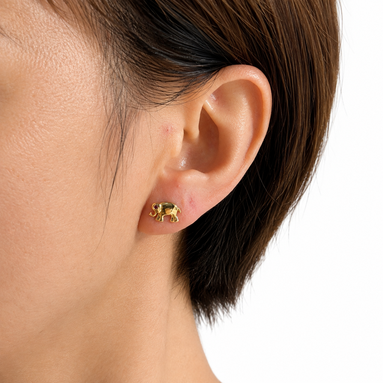 Cute Elephant Stud Earrings