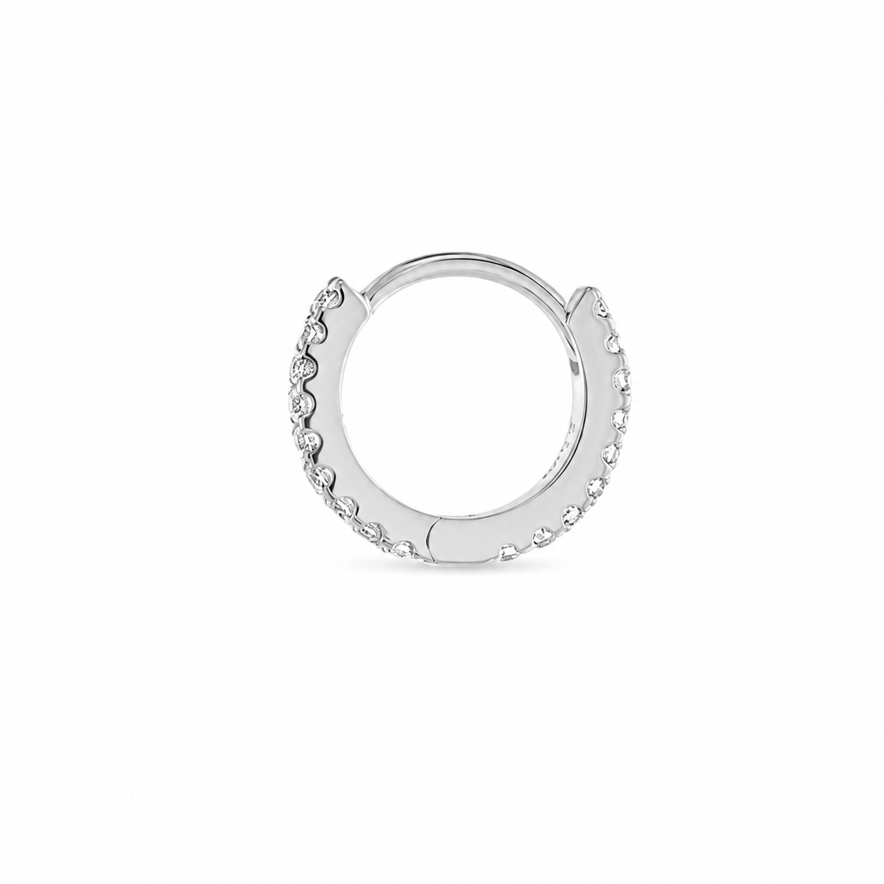 Diamond Eternity Hoop Earring
