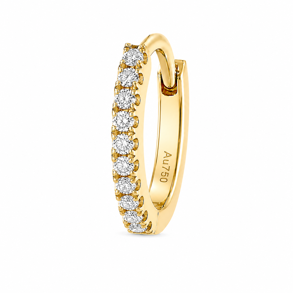 Diamond Eternity Hoop Earring