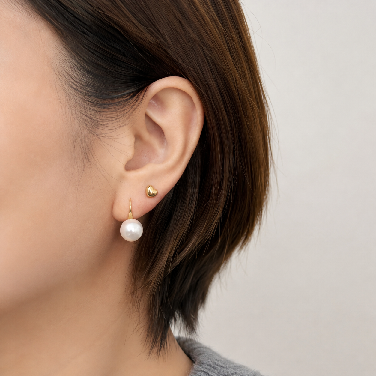 Freshwater pearl Hook Earrings