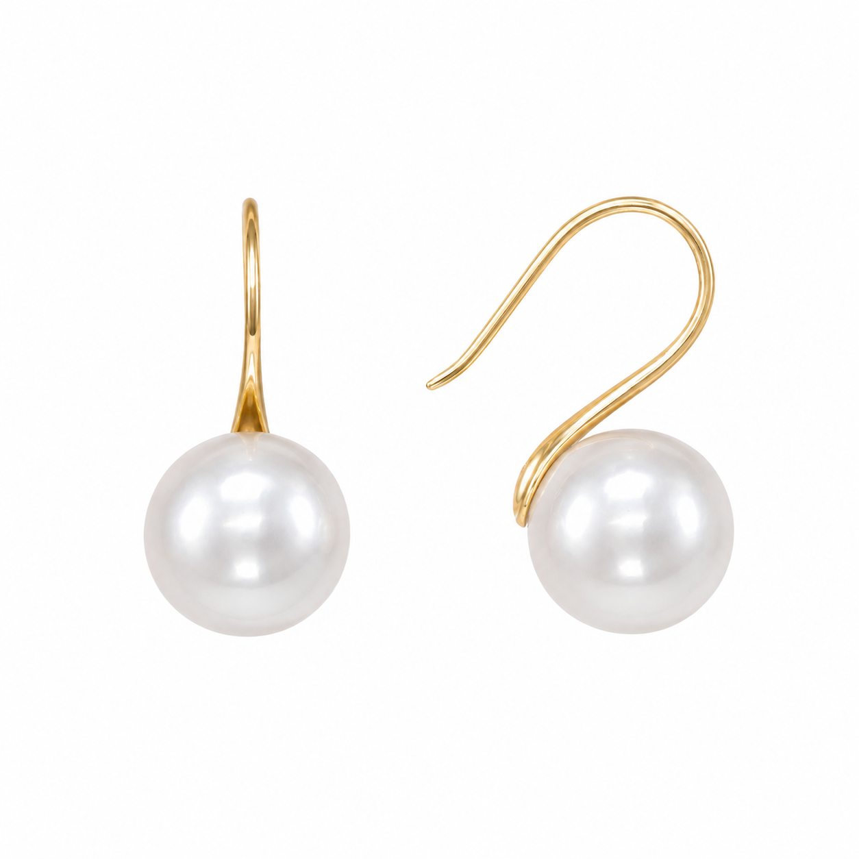 Freshwater pearl Hook Earrings