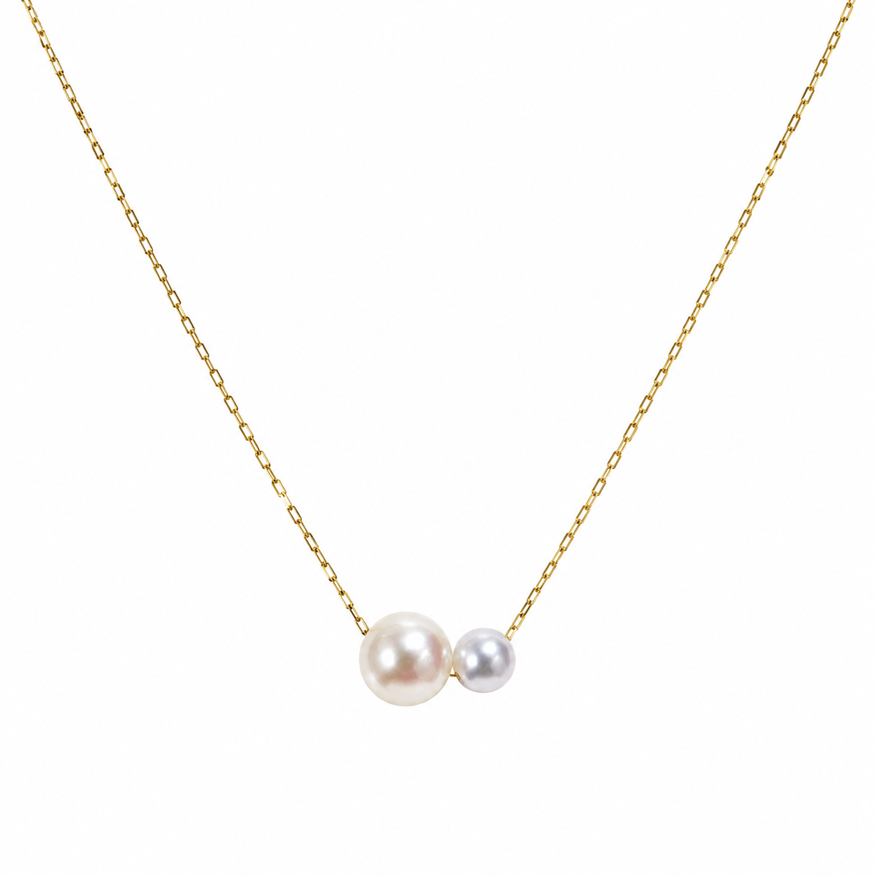 Two-Tone Akoya Pearl Necklace