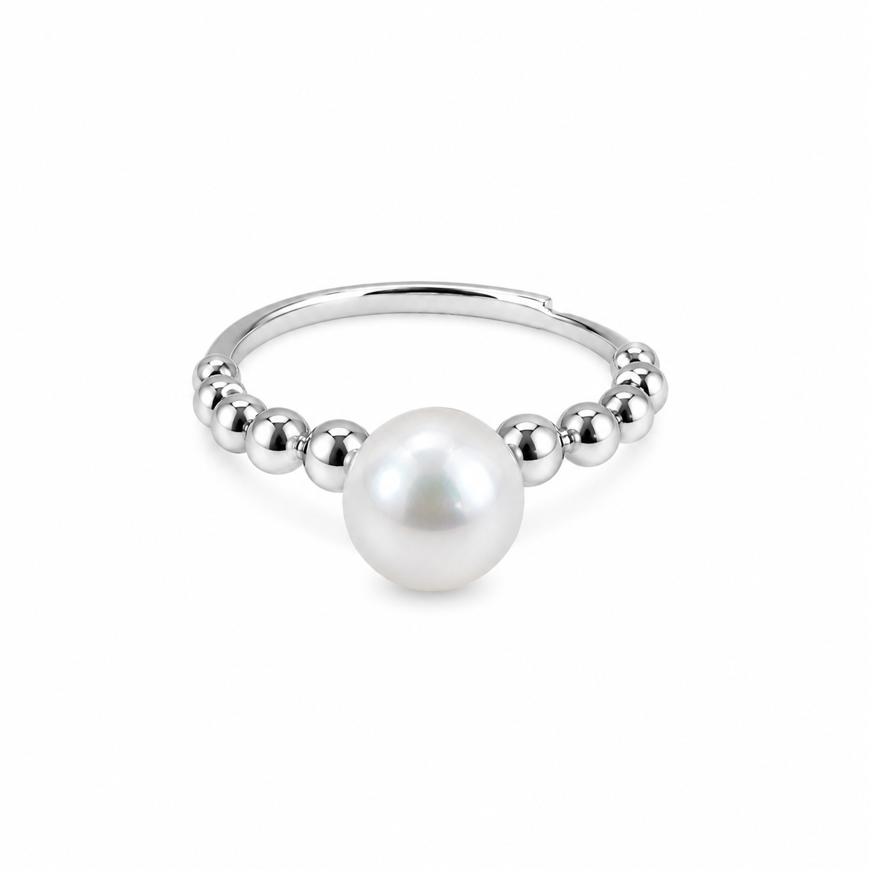 Freshwater pearl beaded ring