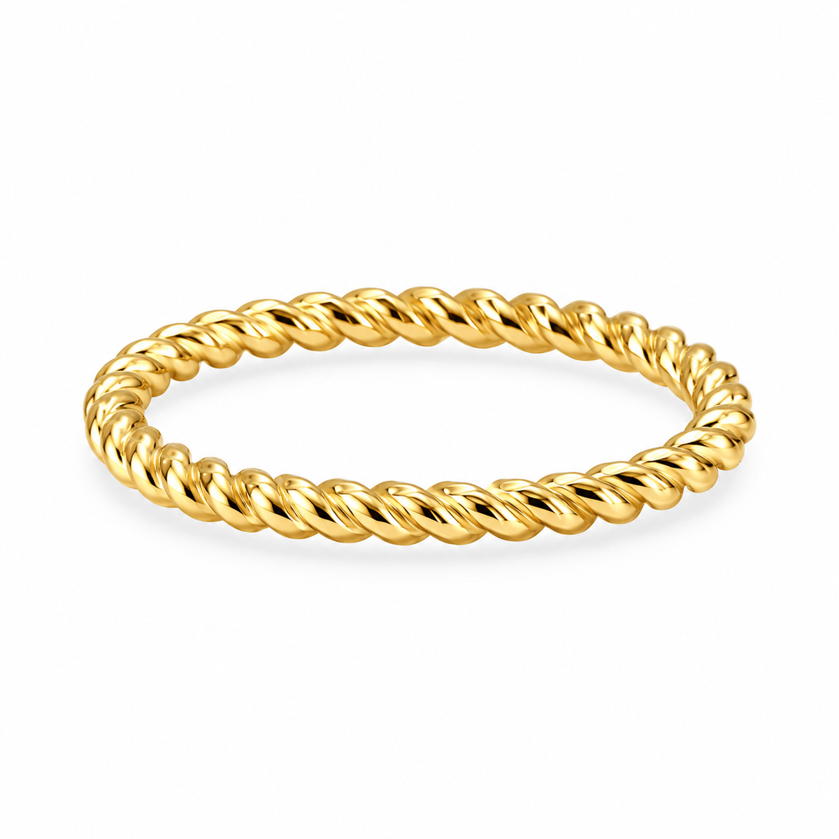 Gold Vermeil Slim Twist Band