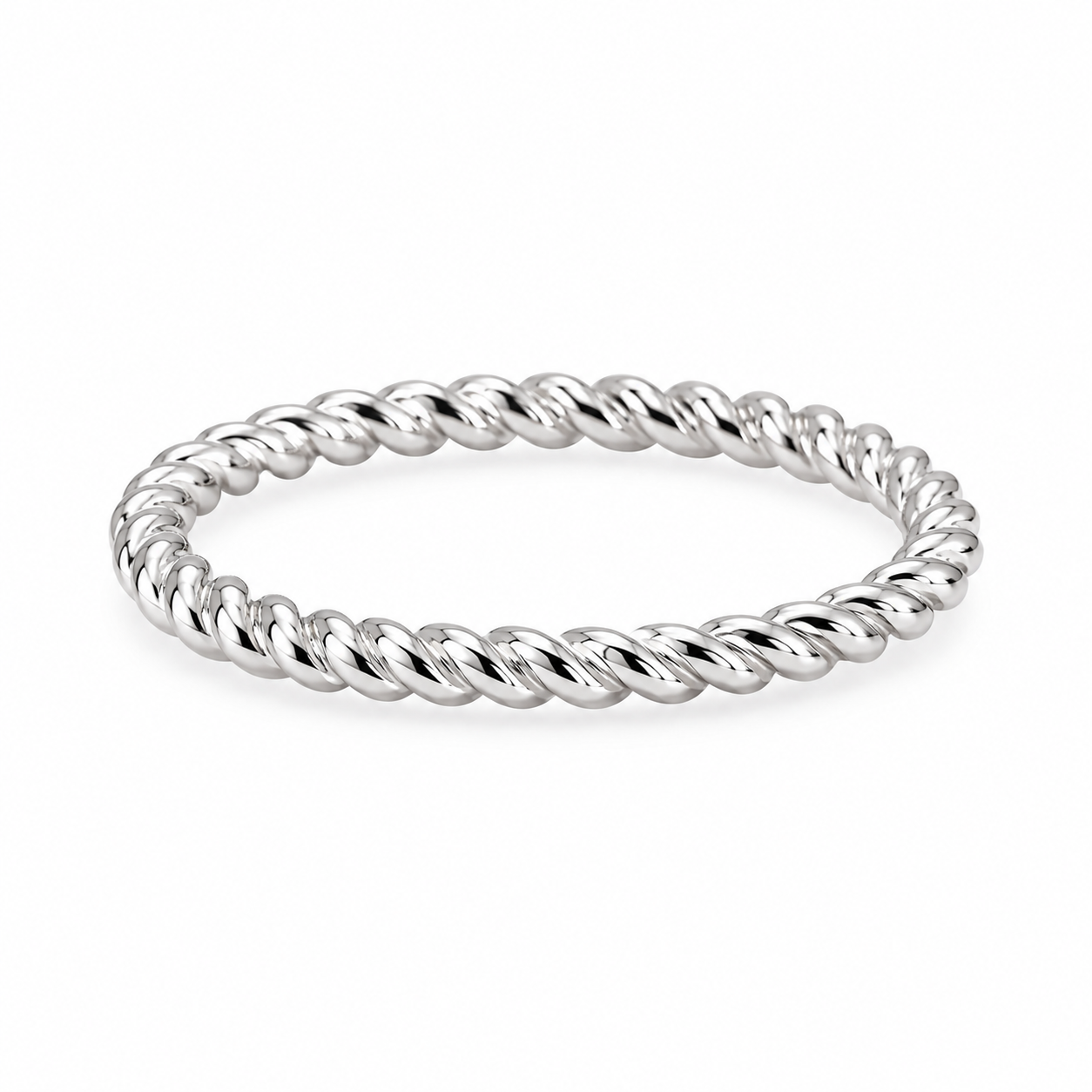 Sterling Silver Slim Twist Band