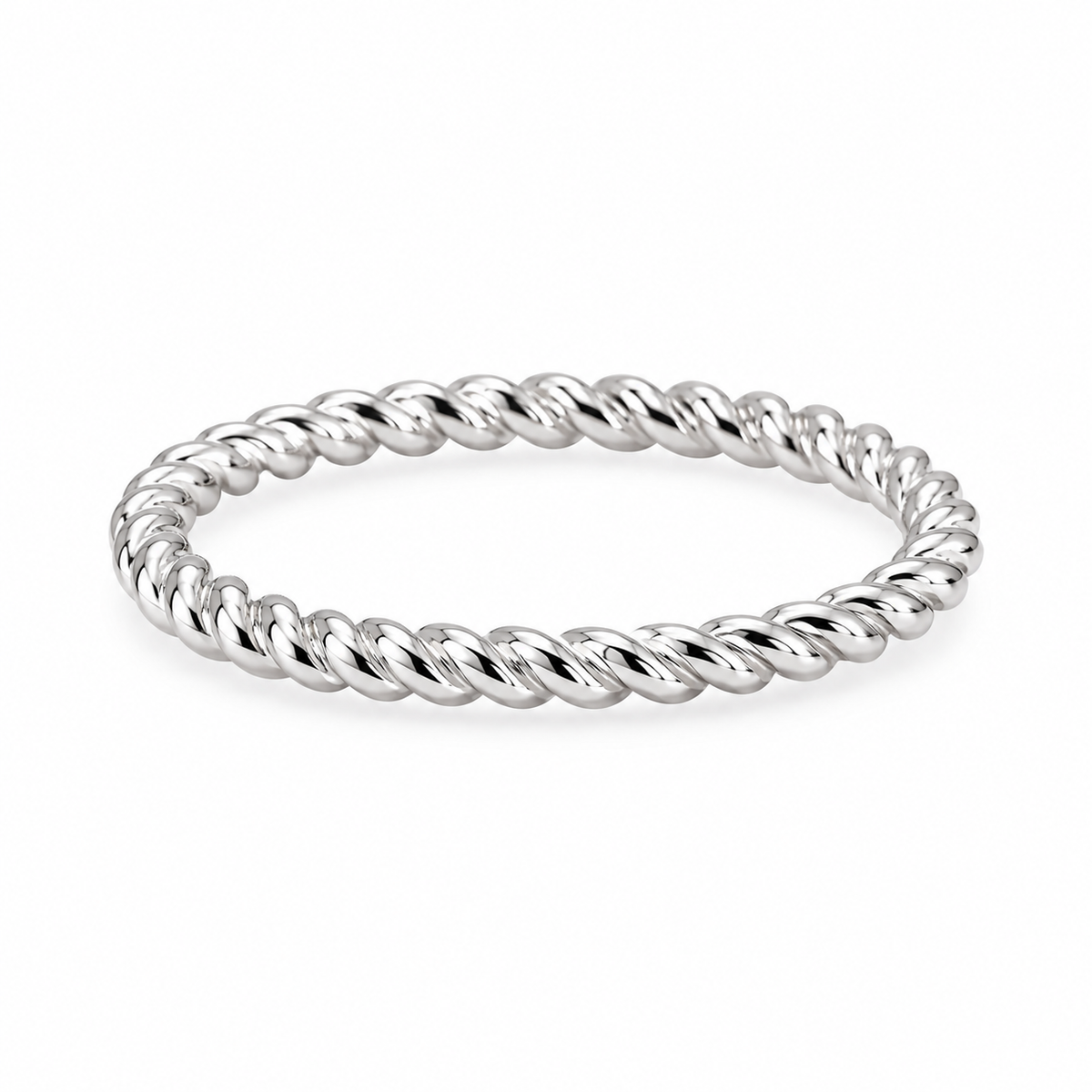 Sterling Silver Slim Twist Band
